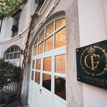 Carlo Felice Boutique Hotel Turín Exterior foto