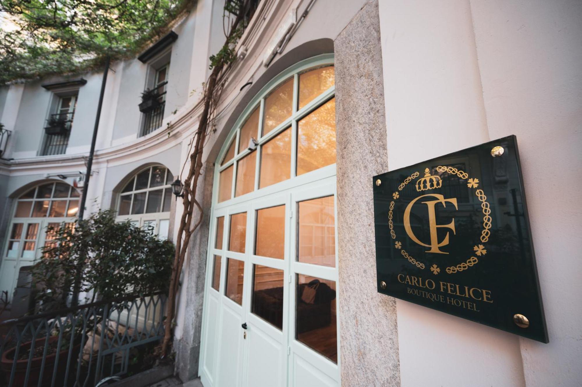 Carlo Felice Boutique Hotel Turín Exterior foto