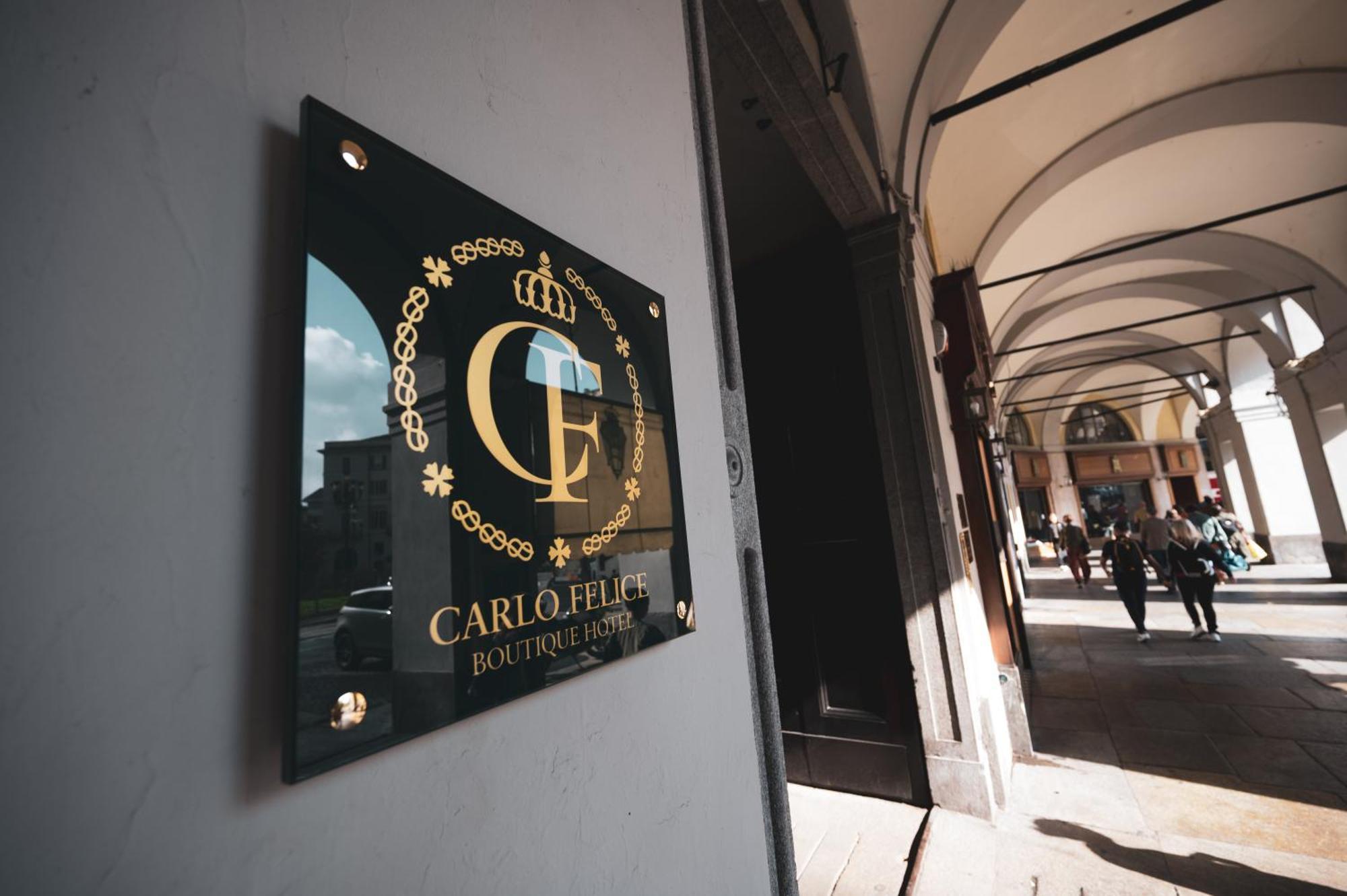 Carlo Felice Boutique Hotel Turín Exterior foto